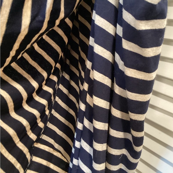 Bailey 44 Blue and White Diagonal Striped Skirt - Picture 4 of 7